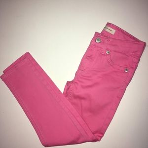 Levi's pink jeans